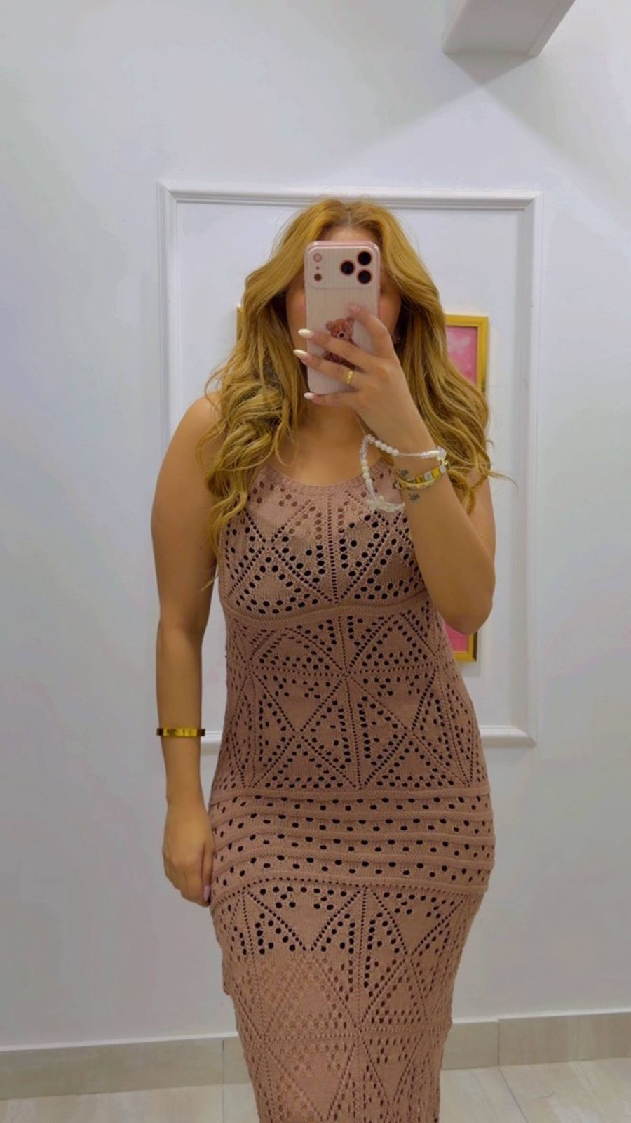 GEOMETRIC CROCHET COVER-UP