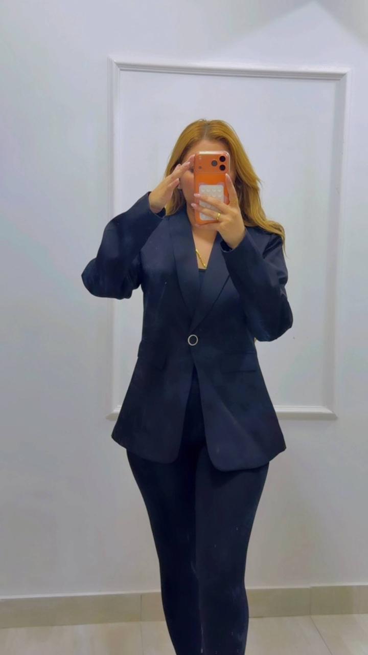 ROSALINE SINGLE-BUTTON BLAZER