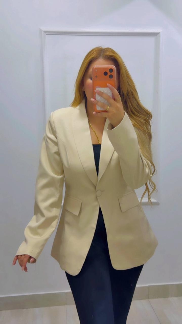 ROSALINE SINGLE-BUTTON BLAZER