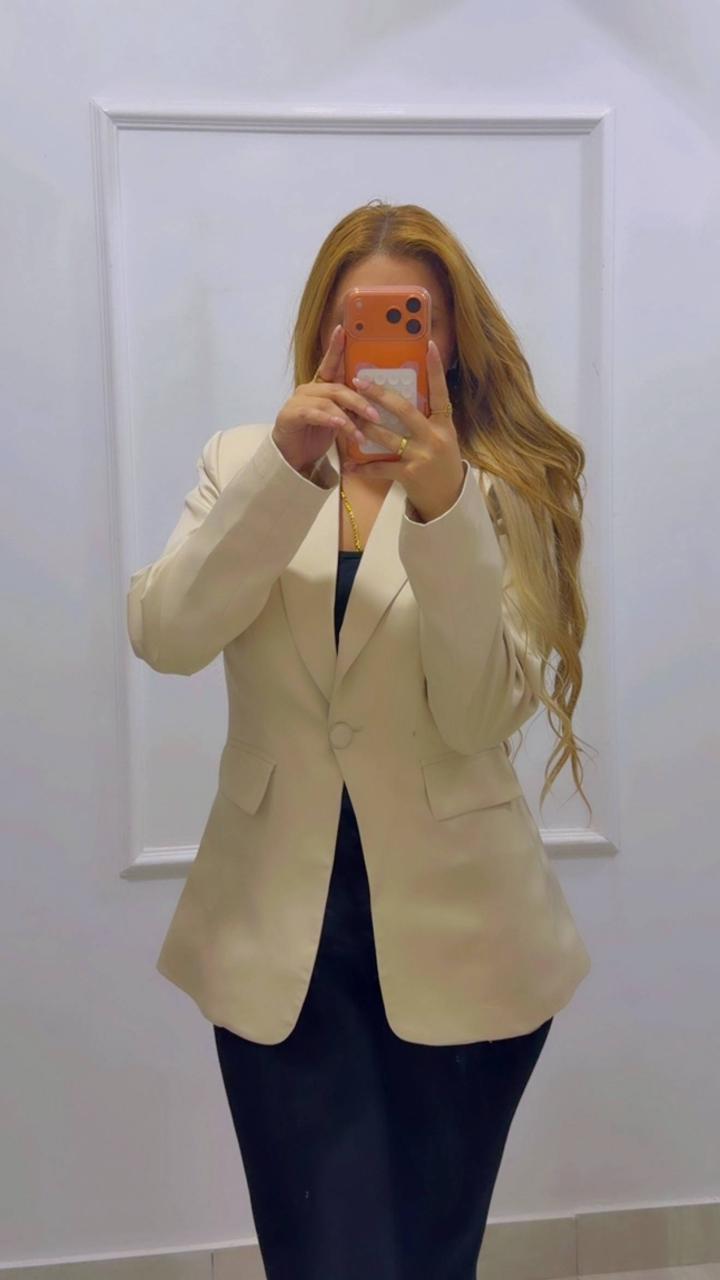ROSALINE SINGLE-BUTTON BLAZER