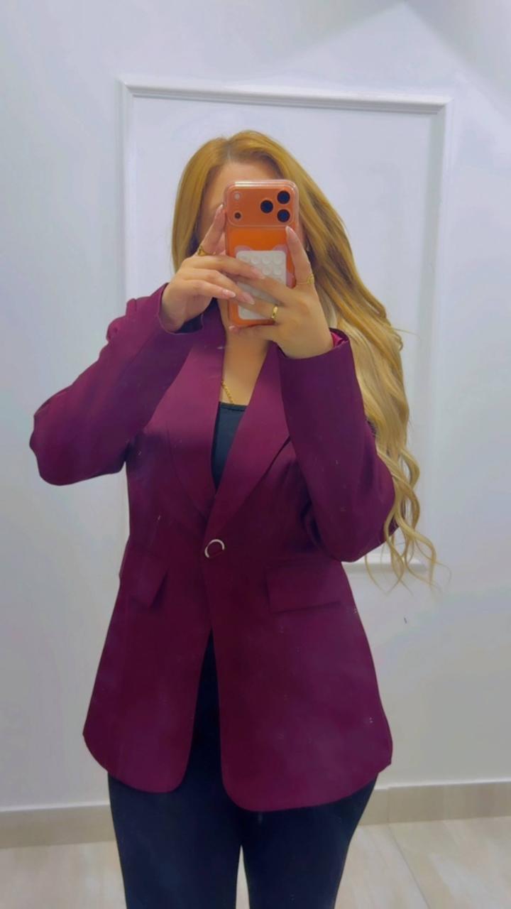 ROSALINE SINGLE-BUTTON BLAZER
