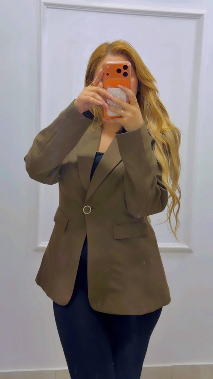 ROSALINE SINGLE-BUTTON BLAZER