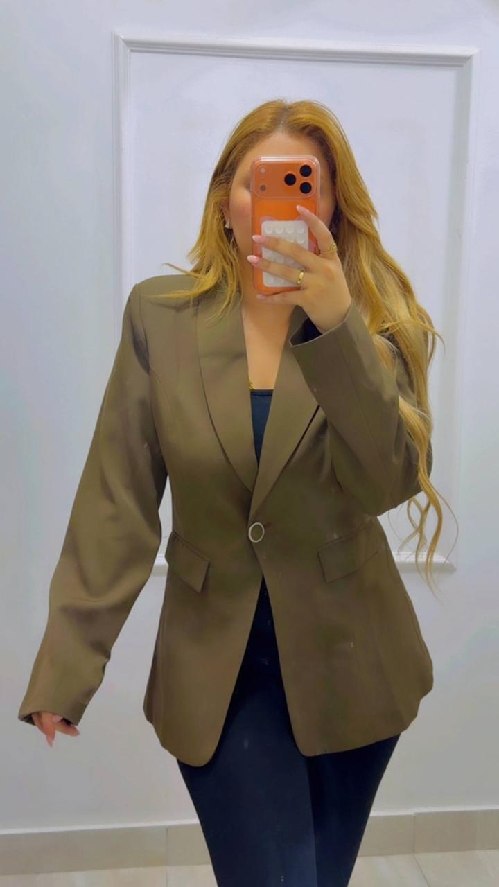 ROSALINE SINGLE-BUTTON BLAZER